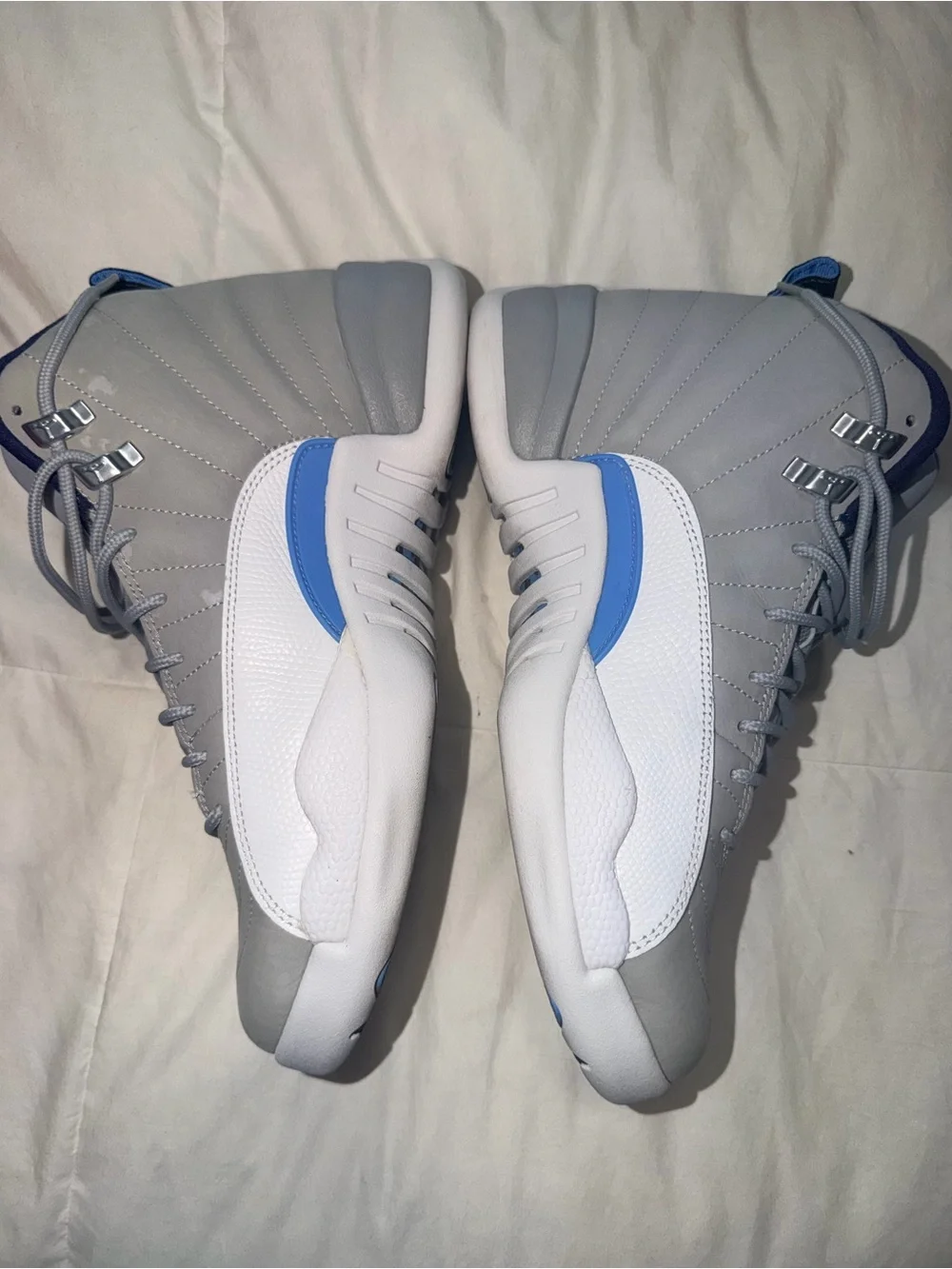 Air Jordan 12 Retro Wolf Grey University Blue White Men’s Size 8.5